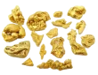 Gold claim map showing historic and current gold mining claims